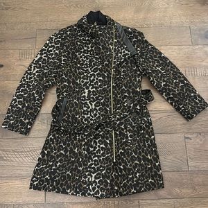 Vince Camuto Leopard Print Coat. Like New!